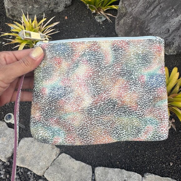 NEW Original by Sharif 1827 Pastel Fan Round Crossbody/Shoulder Bag with Wallet - Picture 6 of 12